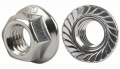 DIN 6923 Гайка шестигранная с фланцем