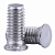 Резьбовая запрессовочная шпилька FH Сталь оц. M2,5x10FH-M2,5-10